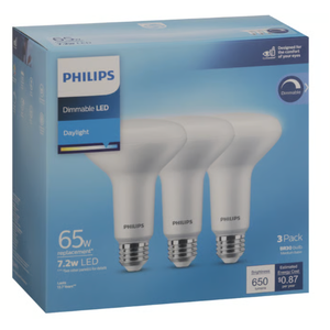 Philips Led 65W Br30 DL 3PACK
