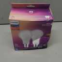 75W A21 2-Pack Ultra Definition Soft White (2200K) 1100 Lumen (11W = 75W) Dimmable Warm Glow Frosted Flicker-Free Light Bulbs