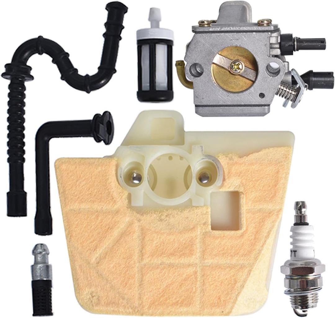 ALL-CARB Carburetor With Air Filter Replacement for Stihl MS360 MS340 360Pro MS350 034 036 Chainsaw Replace 1125 120 0651 C3A-S31A