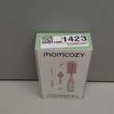 Momcozy Bottle Brush Kit with Push-Press Foam Design - Newborn Essentials Gift, Portable Cleaning Tool for Home & Travel, Baby Bottle Cleaner Brush for Breast Pumps & Nipples, Pink (Press Bubble Style)