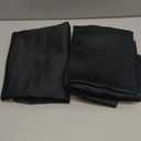 NICETOWN Black Blackout Curtain Blinds - Solid Thermal Insulated Window Treatment Blackout Drapes/Draperies for Bedroom (2 Panels, 42 inches Wide by 63 inches Long, Black)