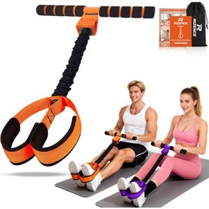 2026 Upgrade Pedal Resistance Bands with Handle - Multifunction Thickened Latex Tubes Foot Pedal Resistance Band - Fashion Puller Sit Up Equipment for Men Women for Full Body Exercise - 75LBS