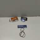 DOOViC 2 Pack Folding Reading Glasses Blue Light Blocking Spring Hinge Compact Foldable Readers for Women Men 1.50 Strength