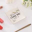 3 x Gifts for Mom from Daughter Ceramic Jewelry Dish Ring Trinket Tray - Remember I Love You Mom, Best Mother's Day Gifts for Mom, Unique Mother Gifts for Birthday, Valentine's Day, Christmas
