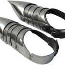 Steel Gothic Armor Shoes  One Pair Wearable Replica Armor Costume Rustic Vintage Home Decor Gifts