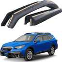 Goodyear Shatterproof in-Channel Window Deflectors for Subaru Outback 2020-2025, Rain Guards, Window Visors for Cars, Vent Deflector, Car Accessories, 4 pcs. - GY007958