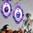 2 Pack Gothic Mirrors Wall Decor 15x9 in Gothic Furniture Cathedral Mirrors Goth Vintage Room Decor Rustic Spooky Decorative Mirror Wall Hanging for Bedroom Bathroom Kitchen Living Room Witchy Gifts