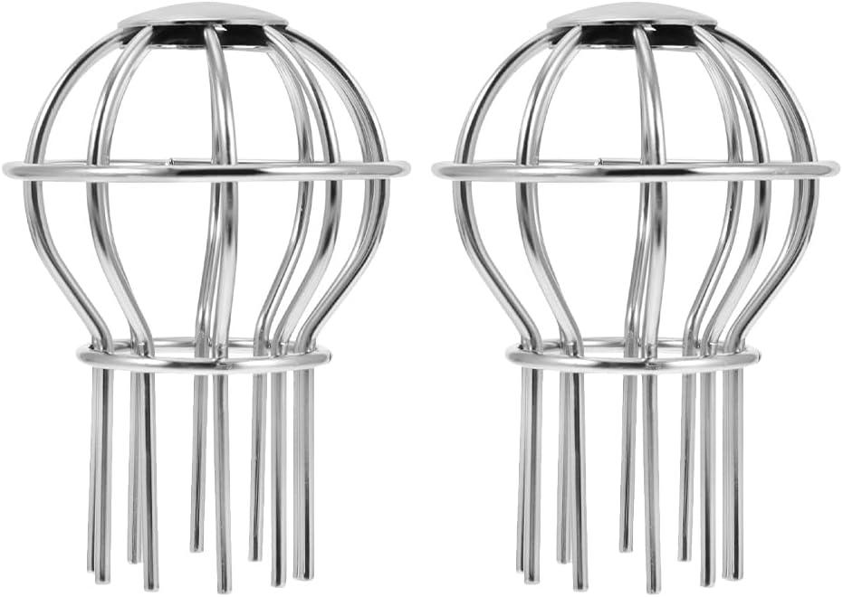 3 x Roof Filter Strainers 4.13X2.95In Stainless Steel Rooftop Drain Covers 2-Pack Gutter Guards for Outdoor Debris Leaf Protection