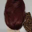 Burgundy Lace Front Wigs 30 Inch Wine Red Hair Wig Bug Red Synthetic Lace Front Wigs For Black Women (Burgundy 99j, 30 Inch)