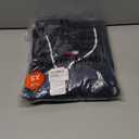 Tommy Hilfiger Women's Small Logo Flag Drawstring Hoodie Sweatshirt with Pocket (Navy) XS