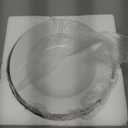 Ceramic Soup Bowls Shallow Plates, Mother's Day 4 Pack White Dinner Bowls Plates, Porcelain Wide Rim, 8.5" (8.5 oz) Shallow Bowls Ideal for Soup Dessert Salad and Pasta, Microwave and Dishwasher Safe