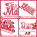 Blosssound 6 Pcs Mother's Day Table Decorations Spainish Feliz Dia De Las Madres Wooden Table Centerpieces Feliz Dia Mama Tabletop Sign Decor for Happy Mothers Day Party Supplies Tabletop Mom Gifts