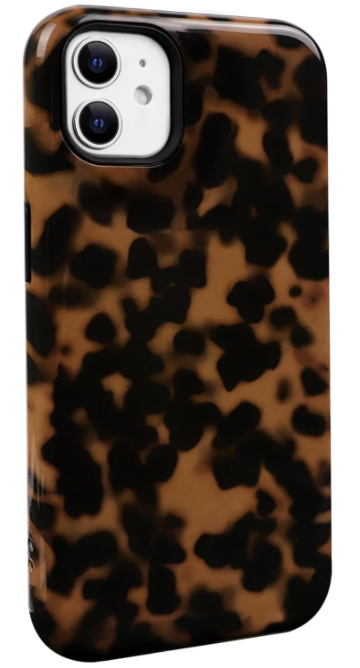 NITITOP Compatible with iPhone 16 Pro Max Case Magnetic Compatible with MagSafe Cute Leopard Amber Aesthetic Tortoise Design for Women Men Girls Soft TPU Shockproof Protective Cover - Brown