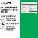 JYM Supplement Science Pre JYM Pink Lemonade Pre Workout Powder for Men & Women, BCAAs, Nootropics, Creatine HCI, Citrulline, Beta-Alanine, Betaine, Taurine, Huperzine, 30 Servings (EXP 07/17/27)