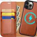 OCASE for Phone 12 Pro Max Case Detachable Wallet Case with Card Holder, [2 in 1] PU Leather Flip Folio Case with RFID Blocking Stand Shockproof Phone Cover 6.7 Inch, Brown