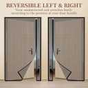 Yotache Reversible Left Right Side Opening Magnetic Screen Door Fits Door Size 48 x 80, Reinforced Sewing Mesh for Balcony, French, Sliding Glass Door, Actual Screen Size 50" x 81"