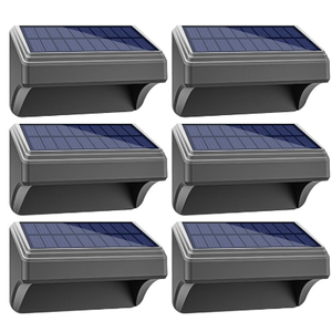 Solar Fence Lights Outdoor, Ultra-Bright 90LM Fence Lights Solar Powered, 9 RGB Color Modes, IP65 Waterproof, 12H Dusk to Dawn Glow for Pool/Deck/Patio/Wall/Backyard - 15 Pack, Black