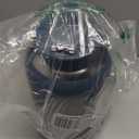 WINSA 84 oz Glass Water Bottles with Straw, 2.5 Liter Gallon Drinking Bottle with Handle, Large Glass Water Jug with Silicone Sleeve for Gym Sports,Wide Mouth, Dark Blue