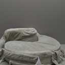 My Brest Friend Super Deluxe Nursing Pillow - Enhanced Comfort & Ergonomic Breastfeeding Pillow for Ultimate Support For Mom & Baby - Adjustable and with Handy Side Pocket, Platinum