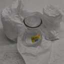 Small Glass Vases for Centerpieces - Hewory 3pcs Clear Mini Hyacinth Avocado Growing Bud Vase Bulk, Cute Tiny Flower Bulb Forcing Plant Containers Set for Wedding Home Living Room Table Decorations