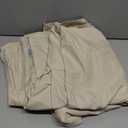 Amazon Basics Lightweight Pleated Bed Skirt, Queen, Beige, Solid