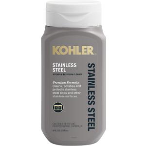 Kohler K-23729-NA Stainless Steel Cleaner, 8 FL Oz