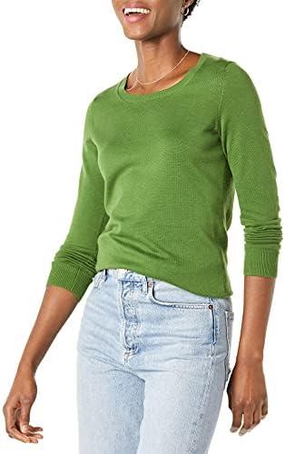 Amazon Essentials Women's Long-Sleeve Lightweight Crewneck Sweater (M)