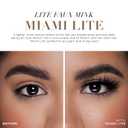 Lilly Lashes Miami Lite Faux Mink Strip Lashes, Light Brown, Reusable, No Glue Included