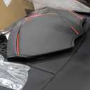 Coverado Car Seat Covers Full Set, Seat Covers for Cars, Black Car Seat Protector Waterproof, Nappa Leather Car Seat Cushion, Car Seat Covers Front Seats and Back Fit for Most Cars