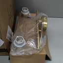 Bathroom Light Fixtures, 2-Light Gold Vanity Light Fixtures with White Tulip Glass Shades, Bathroom Lighting Fixtures Over Mirror for Bedroom, Living Room & Hallway (Bulbs Not Included)