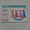 Just Play Disney Wooden Toys Winnie the Pooh Balance Blocks, 17-Piece Set, Officially Licensed Kids Toys for Ages 18 Month