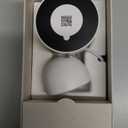 Google Nest Cam Indoor (Wired, 3rd Gen) - Security Camera with 2K Video and Gemini, Night Vision, 2-Way Audio, Works with Google Home - 2025 Model - Snow