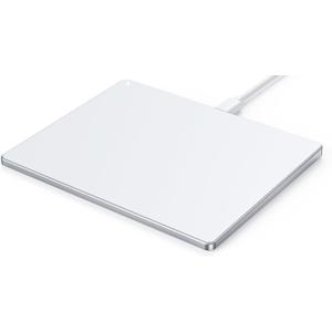 seenda Multi-Touch Trackpad, Tempered Glass Surface with High Precision Navigation, Ultra Slim Aluminum USB Wired Touchpad Mouse for Windows 10/11 Desktop/Laptop/Notebook Computer PC (Silver)