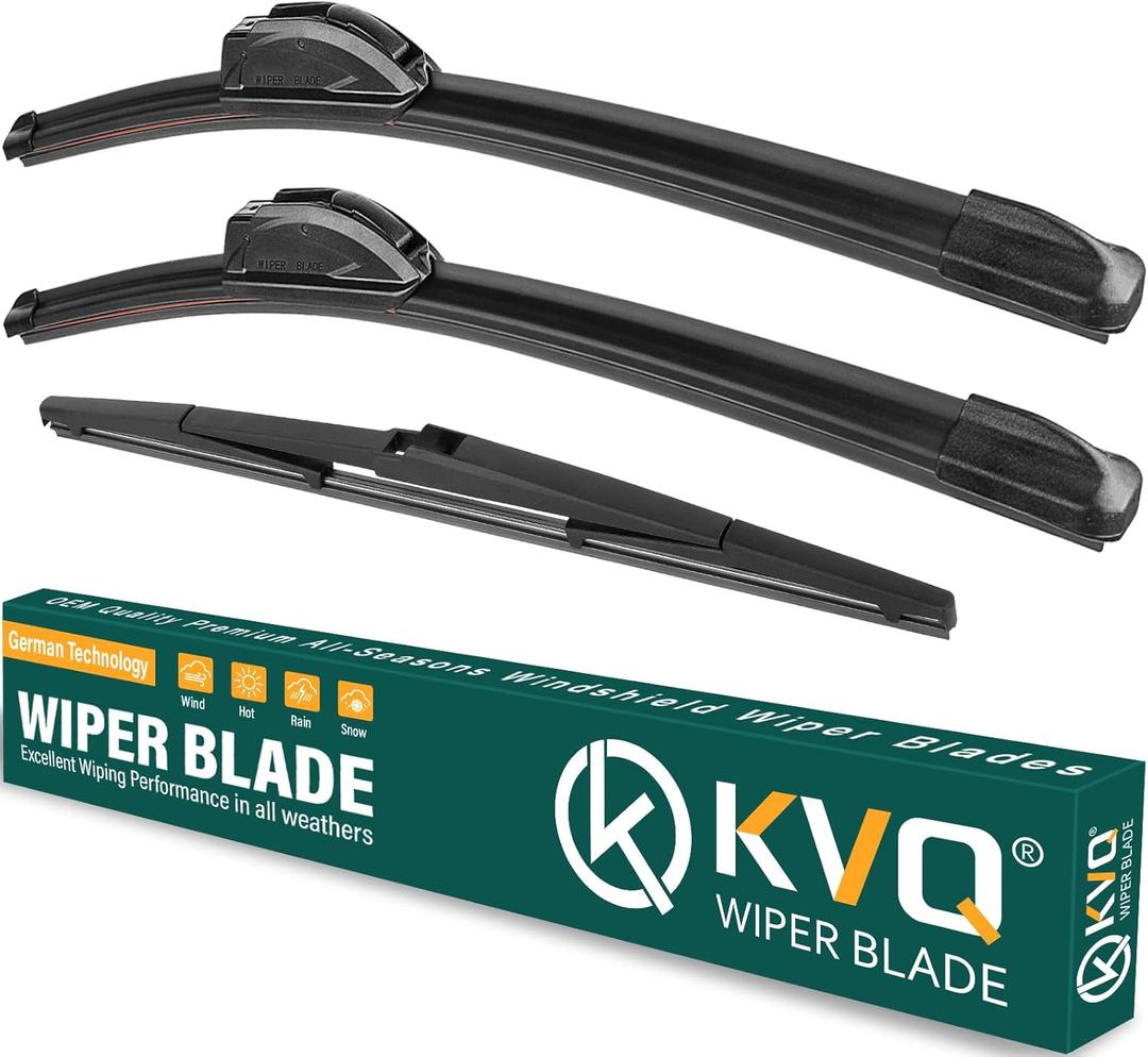 Windshield Wiper Blades Replacement for Lexus RX400h 2006-2008 RX350 2007-2009 RX330 2004-2006,Original Equipment Replacement Front Rear Wiper Blade Set - 26" 22" 14" (Set of 3)