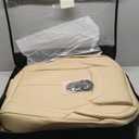 Coverado Seat Covers, Car Seat Covers Front Seats, Car Seat Cover, Car Seat Protector Waterproof, Car Seat Cushion Nappa Leather, Beige Seat Covers Carseat Cover Universal Fit for Most Cars