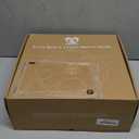 Casfuy Automatic Cat Feeder Cordless - Automatic Cat Food Dispenser for Wet Moist Food with 4 Ice Packs Rechargeable Auto Feeder for Cats Small Dogs with Programmable Timer Low Battery Indicator (Black)