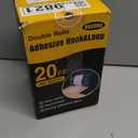 Navona 20Ft x 4 Inch Heavy Duty Hook and Loop Tape with Adhesive, Carpet Anti Slip Rug Gripper, Couch Cushion Grip, Hook and Loop Strips for Home, Office, DIY and Car -Black