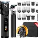 Novah Professional Hair Clippers for Men, Professional Barber Clippers and Trimmer Set, Mens Cordless Clipper, Fade Haircut Kit, Electric Hair Cut Machines