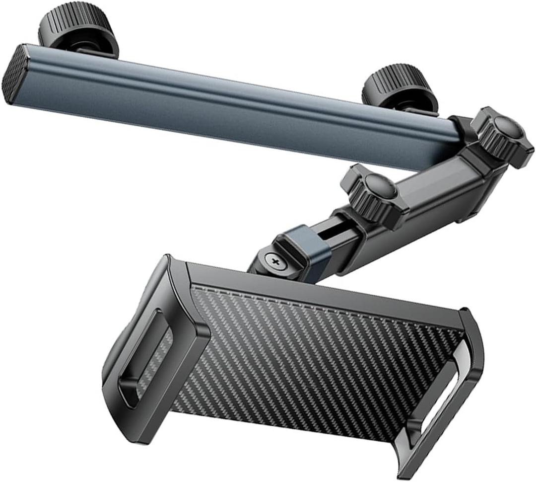 Portable Extendable Foldable Travel Car Headrest Holder for Smartphones Tablets Comfortable