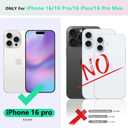 Wallet Case for iPhone 16 Pro with Card Holder, RFID Blocking, MagSafe, Kickstand, PU Leather Flip Folio Phone Case Cover Shockproof TPU Inner Shell for iPhone 16 Pro(6.3")-Blue