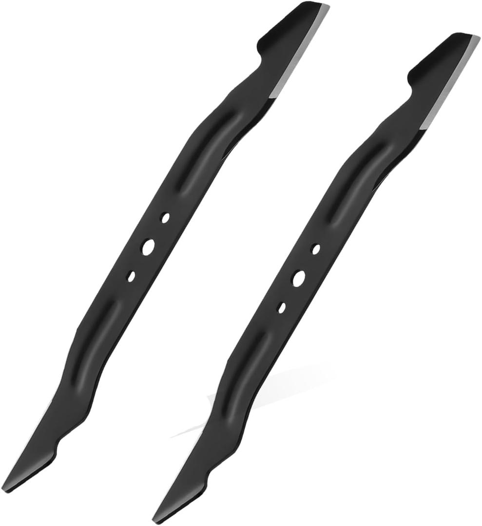 Ketofa 2 Pack AB2100 Lawn Mower Blade Replacement Compatible with EGO Power+ 56V Models LM2100 LM2101 LM2100SP LM2102SP, 3-in-1 Mower Blade for Mulching, Bagging & Side Discharge Black