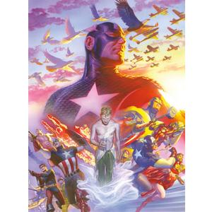 Buffalo Games - Marvel - Captain America 22-1000 Piece Jigsaw Puzzle for Adults -Challenging Puzzle Perfect for Game Nights - Finished Size is 26.75 x 19.75