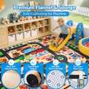 Kids Road Rug 6x9, Construction Car Play Mat for Toy Cars
