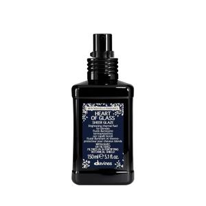 Davines Heart of Glass Sheer Glaze, Brightening Thermal Leave-In Fluid for Blonde Hair - Hydrates, Protects from UV/Heat & Adds Shine with Fortifying Botanical Shield, 5.07 Fl Oz