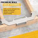 Framing Tools,16 Inch On-Center Stud Layout Tool,100% Cast Aluminum Framing Spacing Tool,Premium Wall Stud Framing Tool,Precision Measurement Jig Tool For Framing Wall