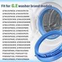 Washer Door Gasket Seal Fit for G.E Washers GFW650SSN0WW GFW650SPN2SN GFW850SPN0RS GFW650SPN0SN GFW650SPN1SN GFW650SPN3SN GFW650SPN4SN GFW650SSN1WW GFW650SSN2WW GFW650SSN3WW