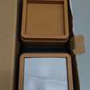 BTSD-home Adjustable Heavy Duty Bed Risers 3 Inch Stackable Bed Frame Riser Lifter 4 Pack Dark Brown