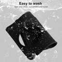 11" x 9" Coffee Mat, Black Coffee Bar Mat for Countertop Anti Slip Hide Stain Pad Silicone Backed Absorbent Dish Drying Mat for 870 880