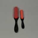 2 PCS Hair Brush for Women Men Curly Wet or Dry Hair 9 Row 5 Row Classic Styling Brushes for Natural Thick Hair, Blow Separating, Shaping Defining Detangling Curls Tools Travel Bristle Black Hairbrush