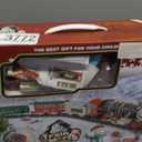 Christmas Train - Remote Control Train Set w/Steam Light & Sound, Electric Train Toys for Around Under Christmas Tree, Rechargeable Toy Train for Boys Girls Toddler Model Train Set for Kids